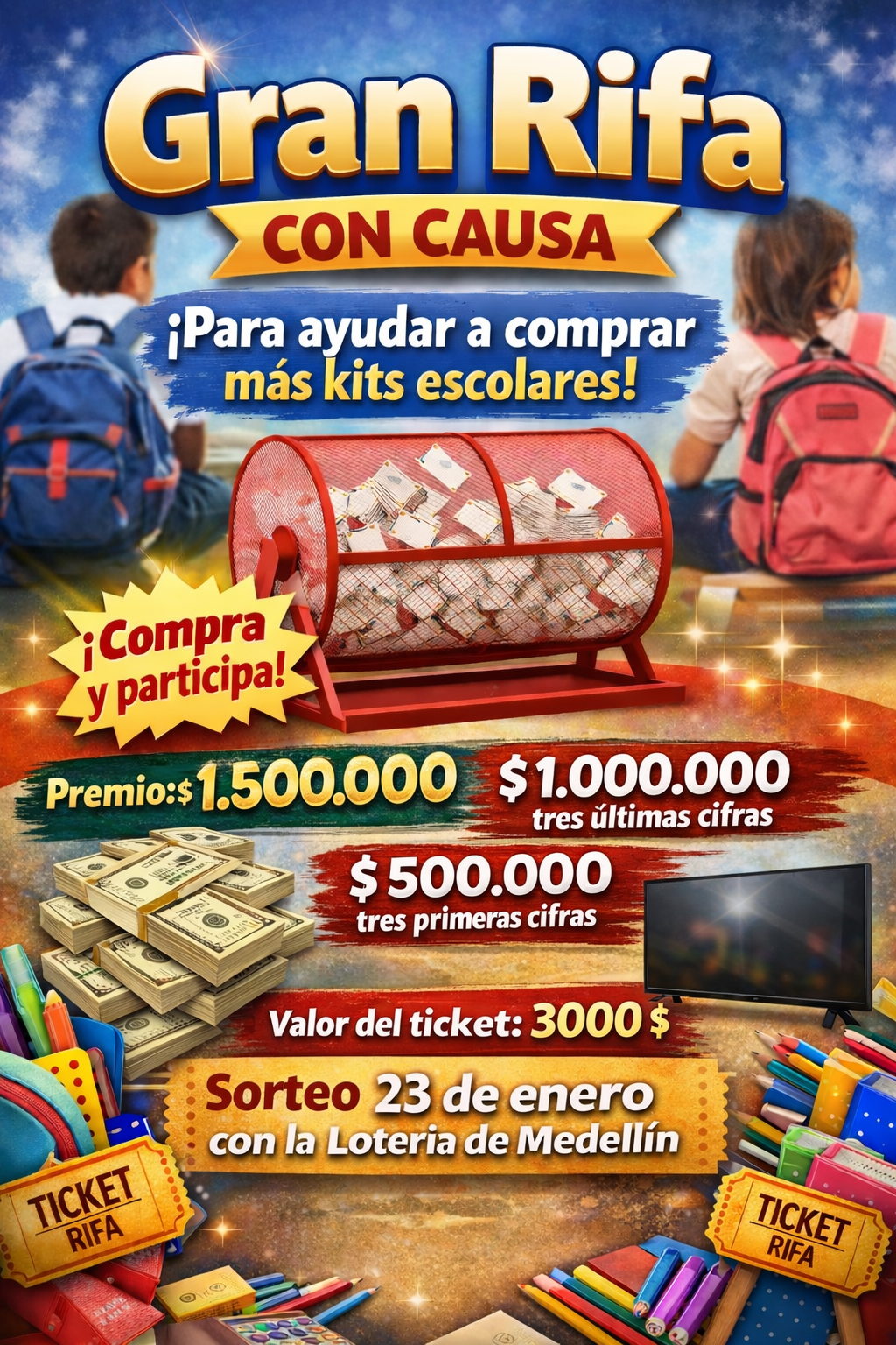 Cuando una mochila lleva sueños